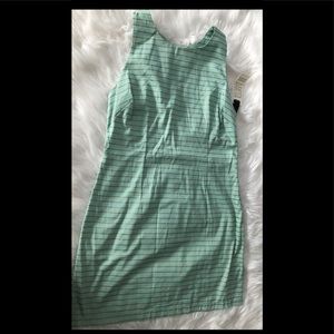 New BB Dakota mint green and gold dress